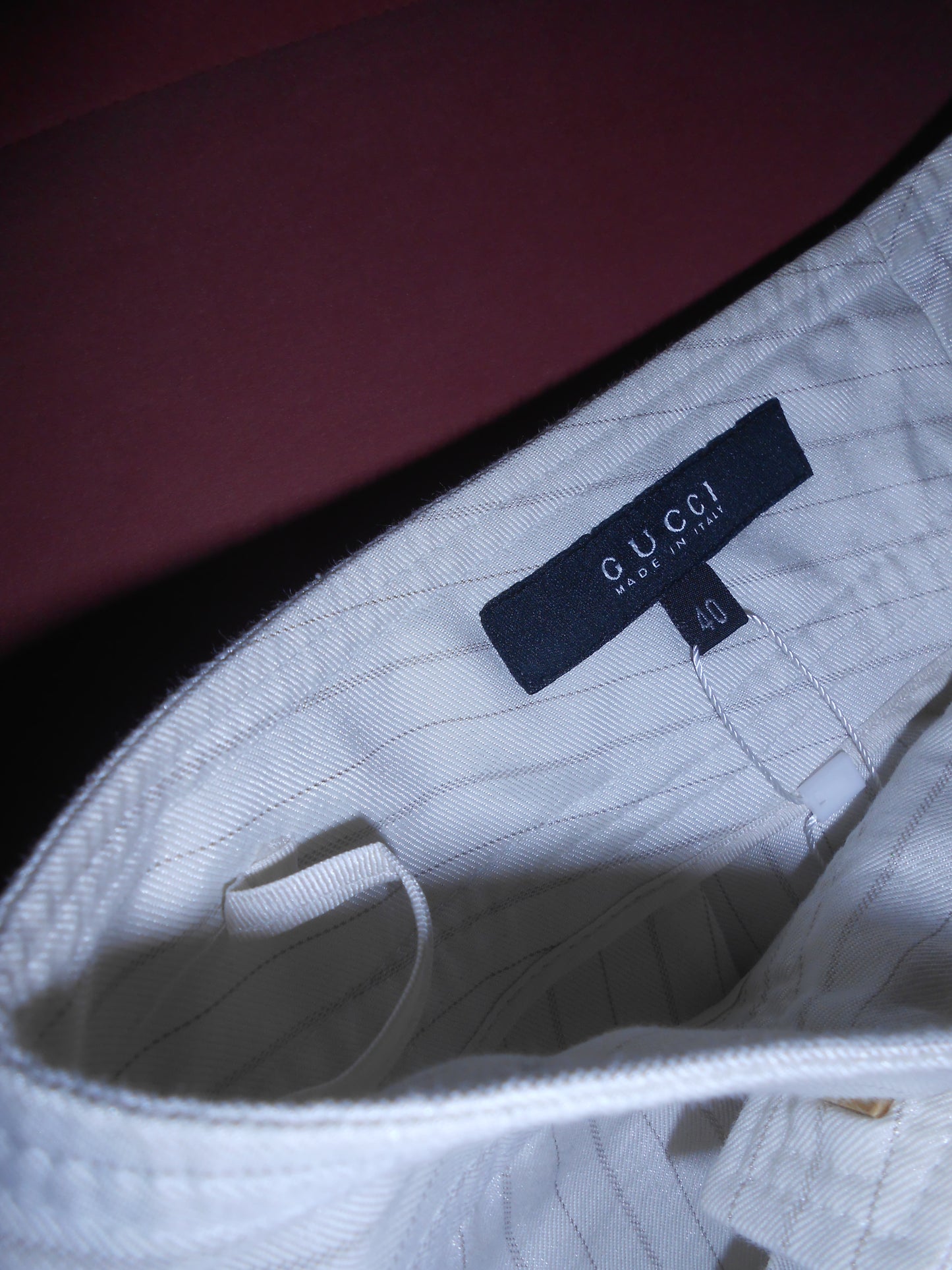 GUCCI BY TOM FORD 2004 PINSTRIPE TROUSERS