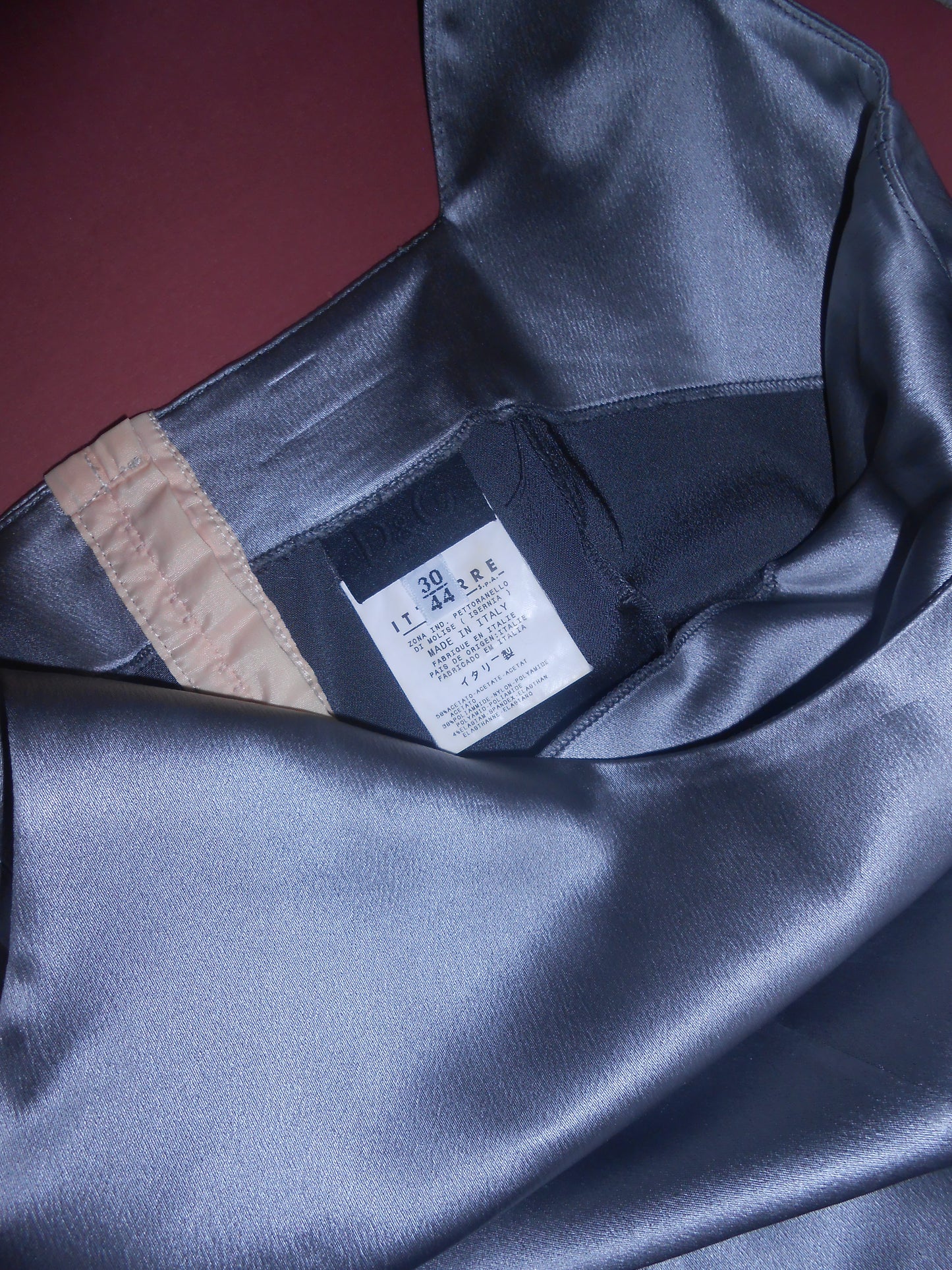 DOLCE & GABBANA 1990S SATIN HOOK AND EYE TOP