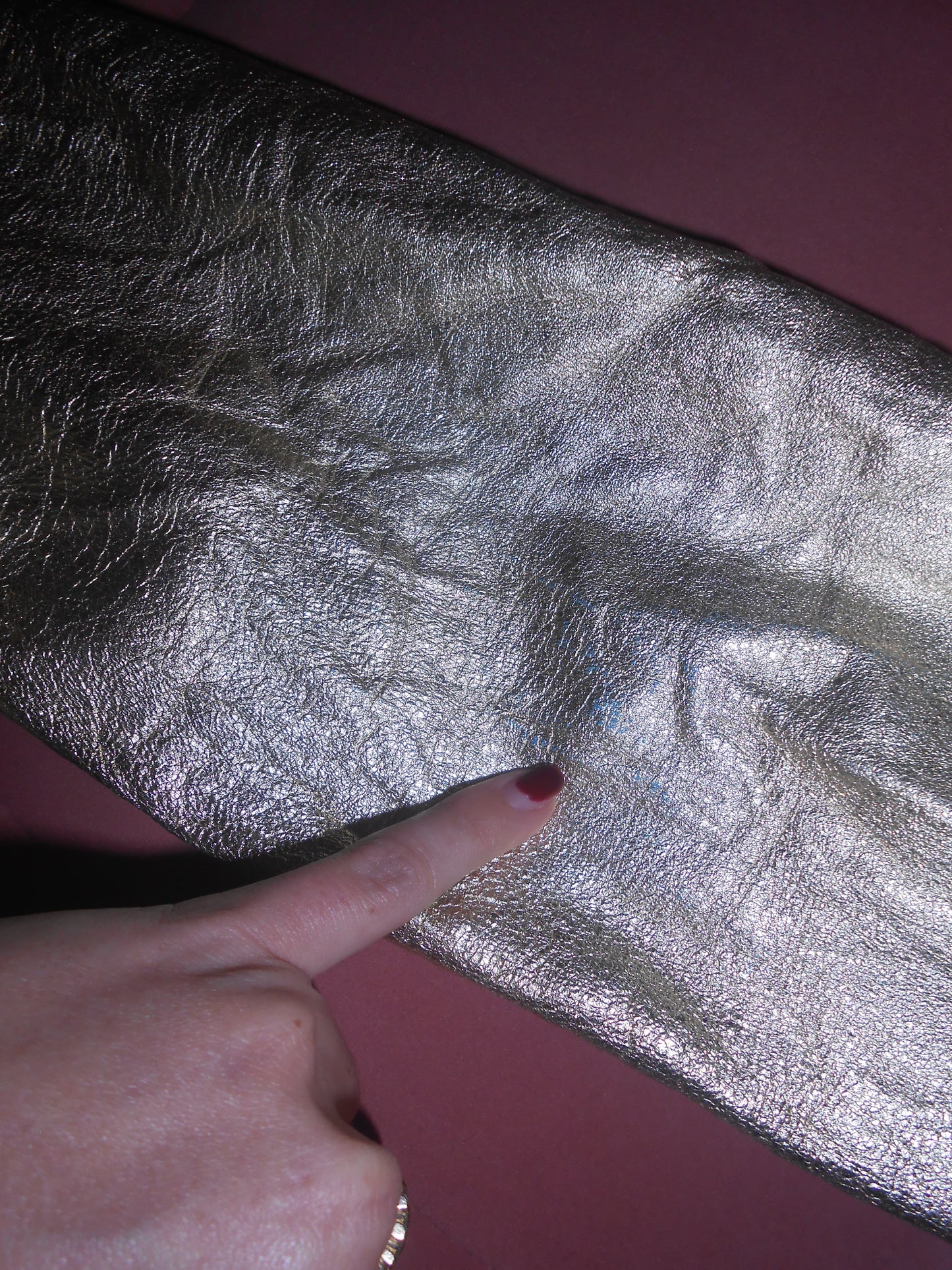 THIERRY MUGLER 1990S GOLD LEATHER JACKET