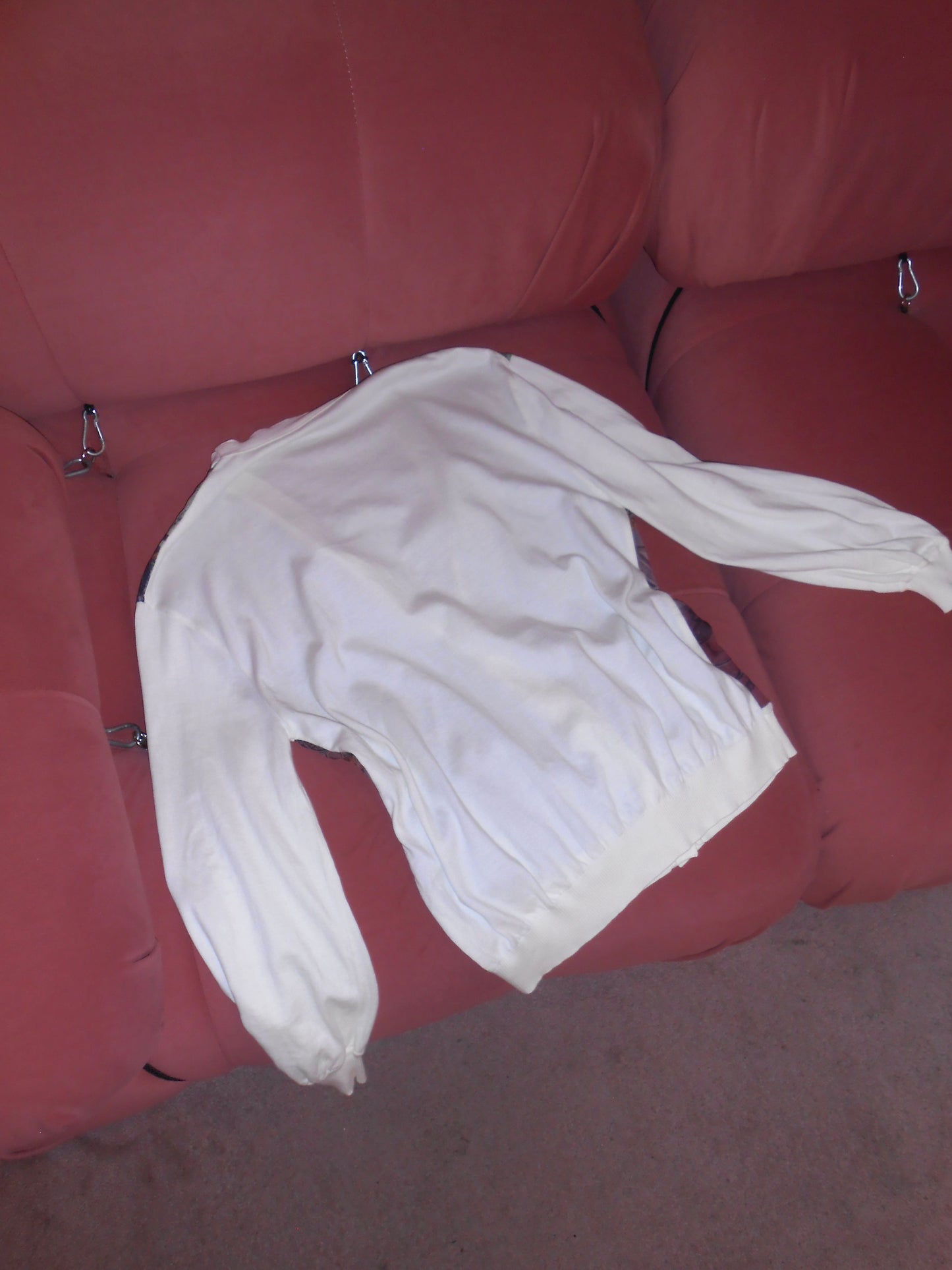HERMES BY MARTIN MARGIELA 1990S SILK CARDIGAN TOP