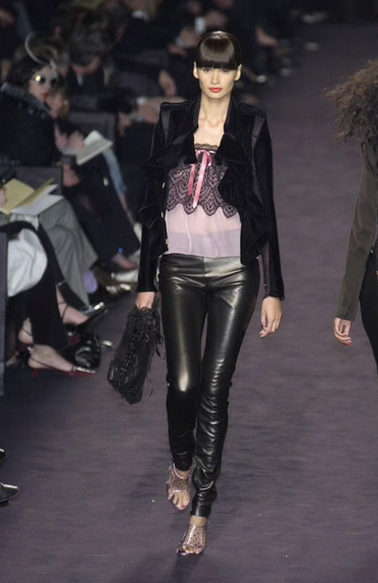 YVES SAINT LAURENT BY TOM FORD FW 2003 LACE CAMI