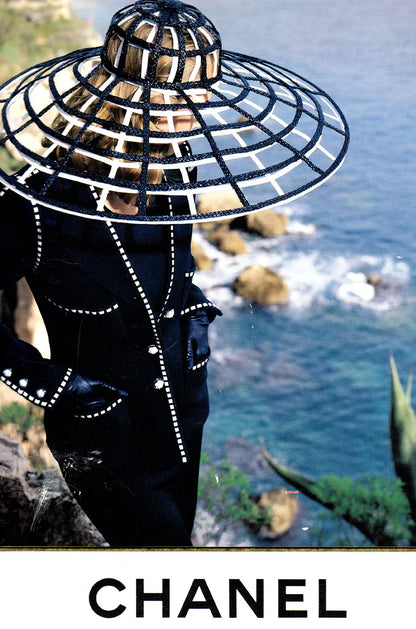 CHANEL BY KARL LAGERFELD SS 1992 WOOL JACKET WITH RIBBON TRIM