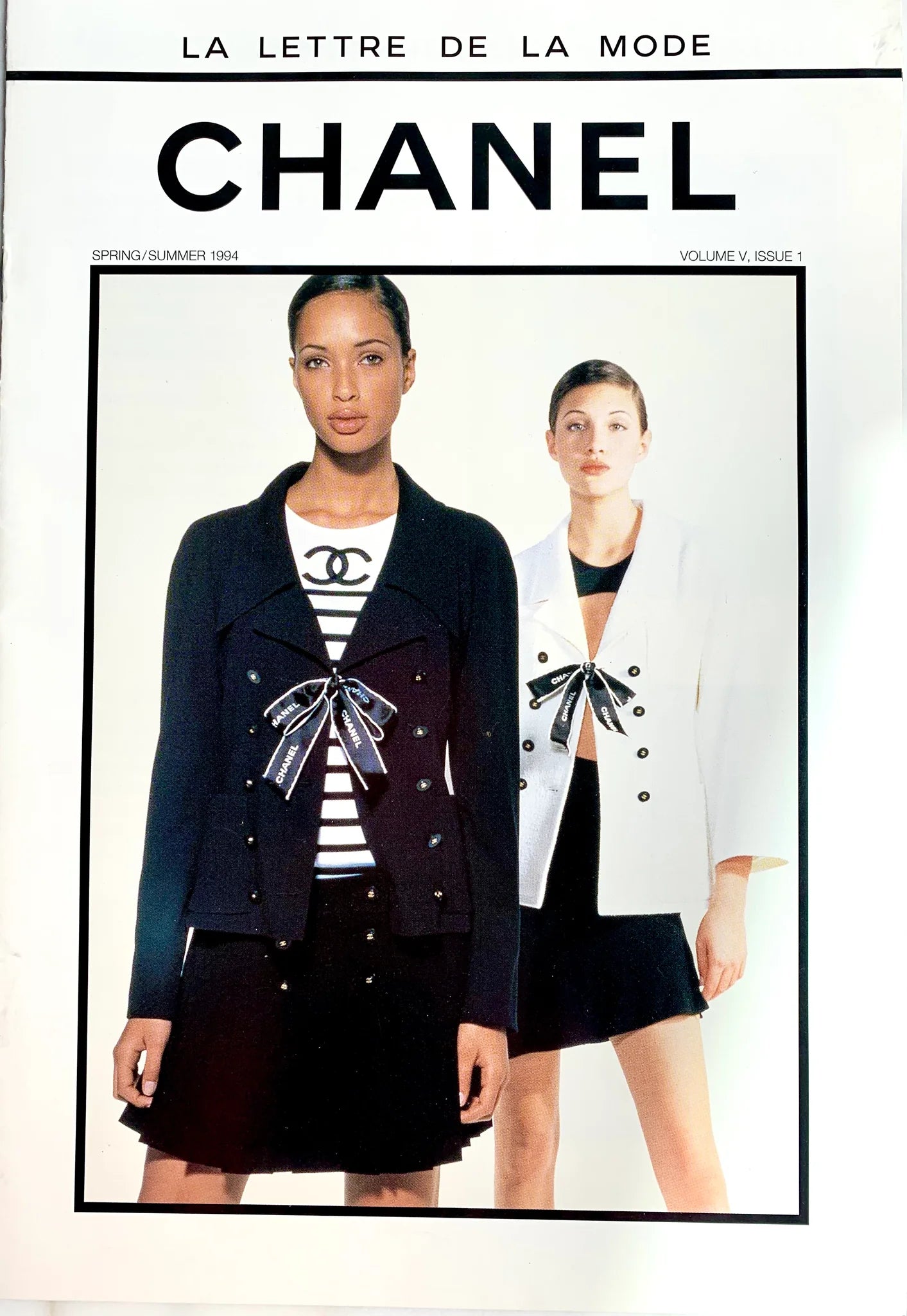 CHANEL BY KARL LAGERFELD SS 1994 TWEED DOUBLE BREASTED SKIRT SUIT