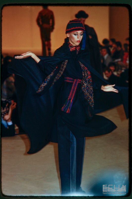 YVES SAINT LAURENT FW 1976 BALLET RUSSE CAPE
