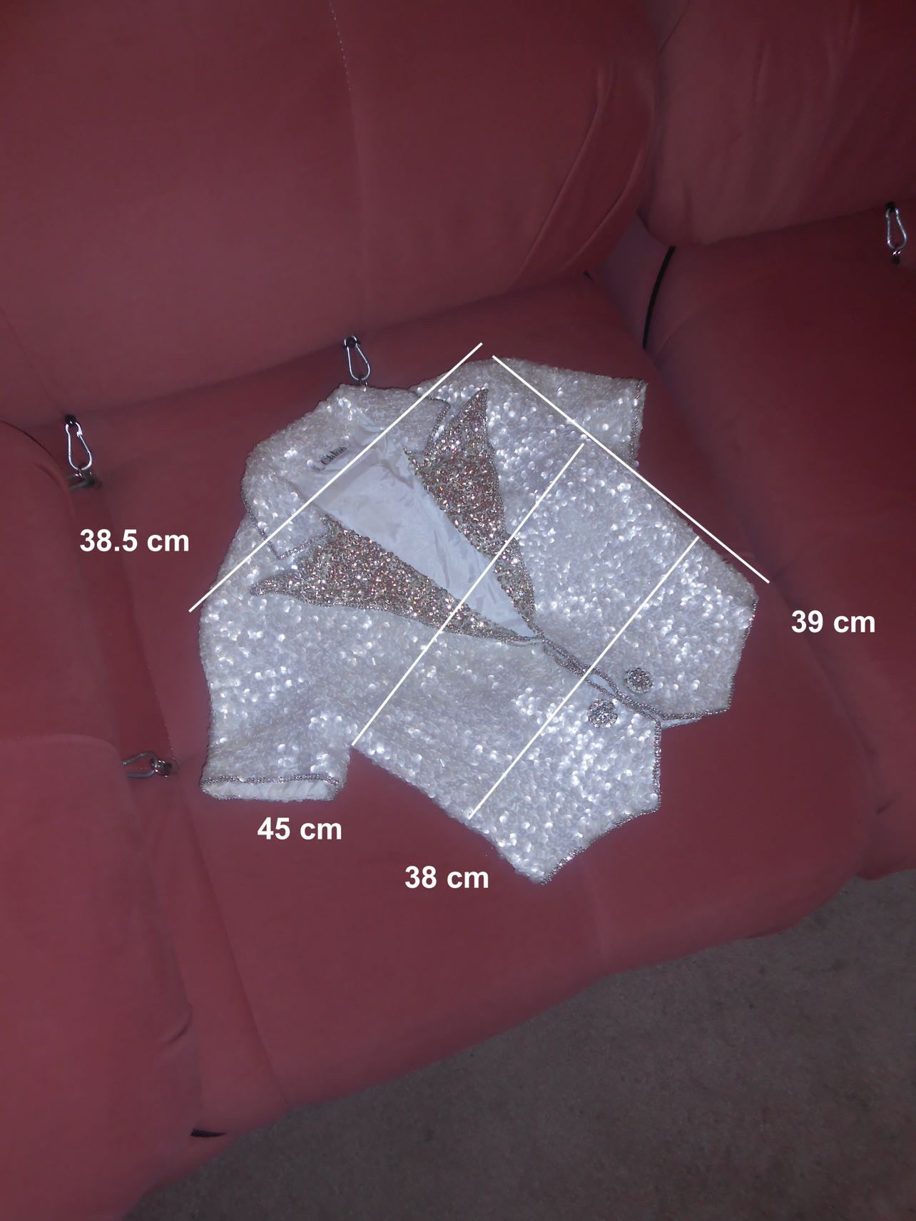 CHLOE 1990S SEQUIN JACKET TOP