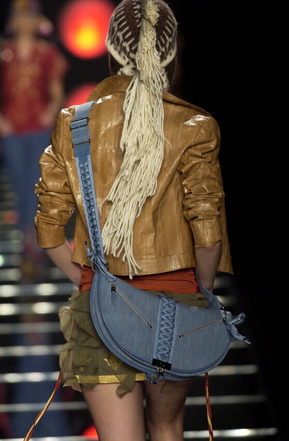 DIOR BY JOHN GALLIANO FW 2002 SILK MINI SKIRT