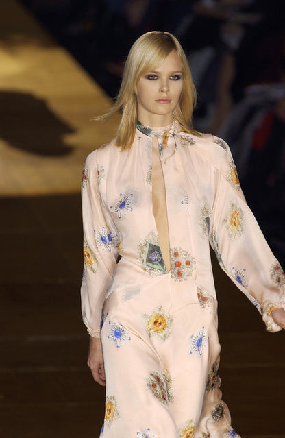 ROBERTO CAVALLI FW 2002 BIJOUX PRINT JEANS