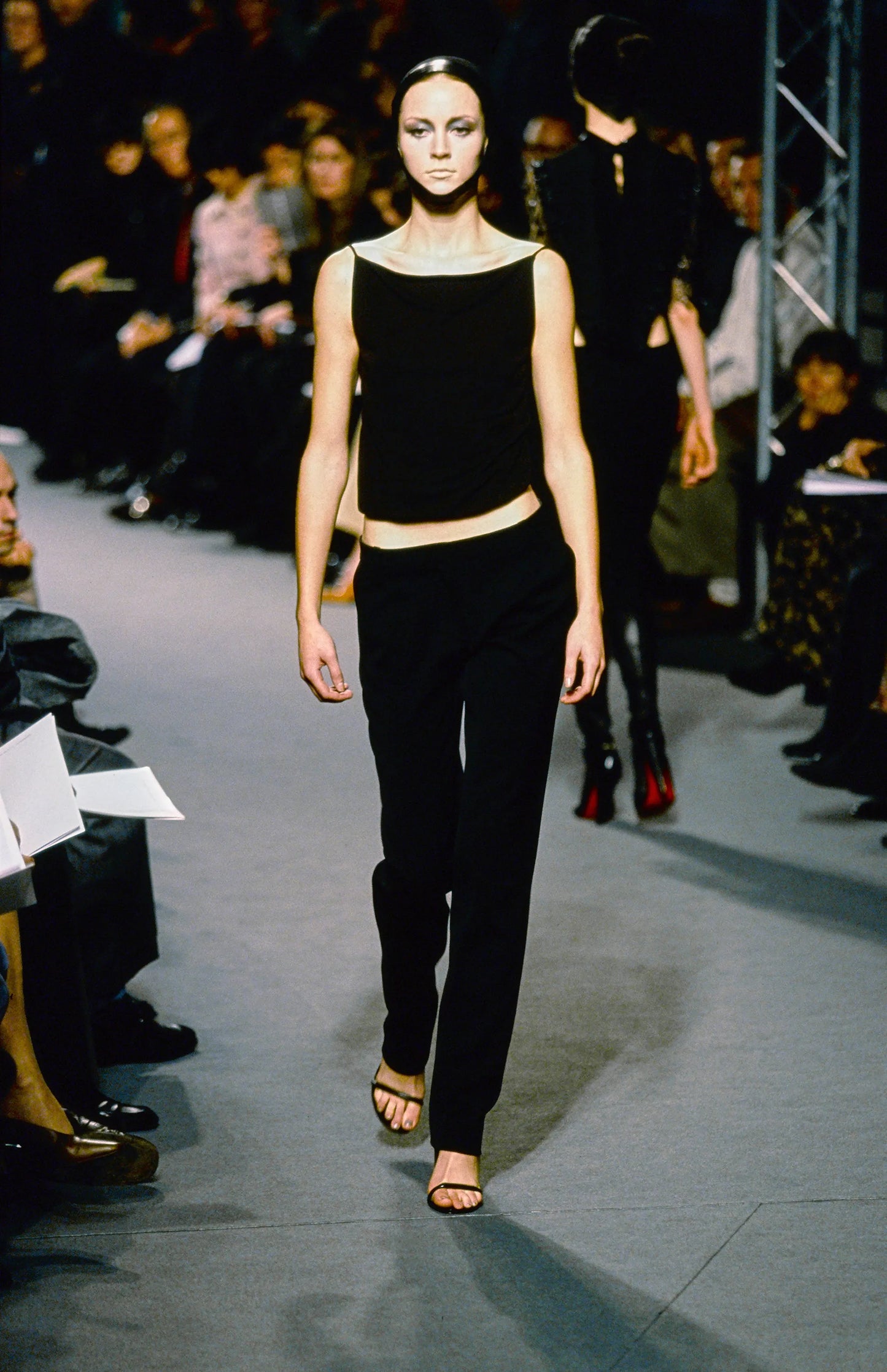 BALENCIAGA LE DIX BY NICOLAS GHESQUIERE SS 1998 RUNWAY DRAPPED TANK TOP