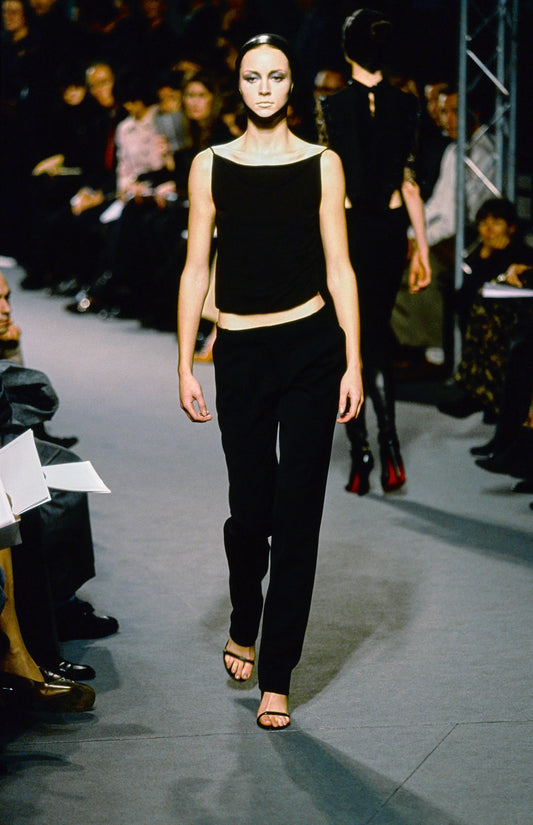 BALENCIAGA LE DIX BY NICOLAS GHESQUIERE SS 1998 RUNWAY DRAPPED TANK TOP