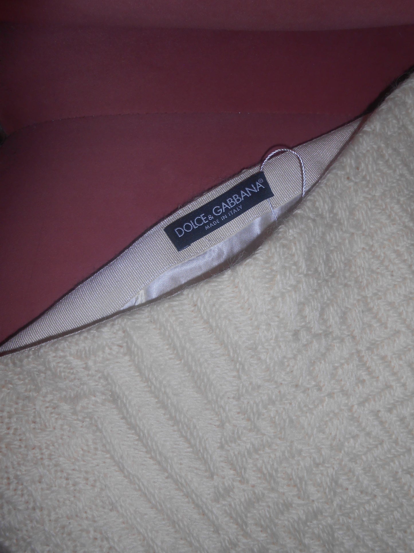 DOLCE & GABBANA FW 2002 WOOL FRINGE SKIRT