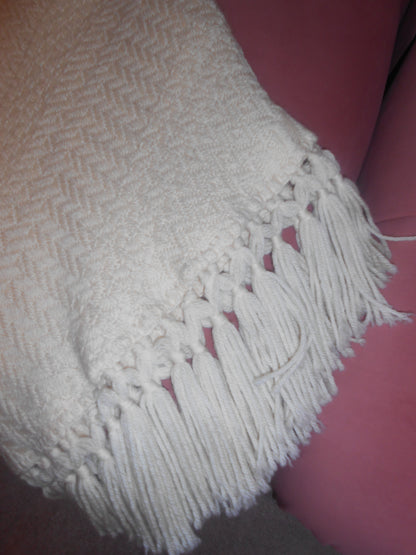 DOLCE & GABBANA FW 2002 WOOL FRINGE SKIRT