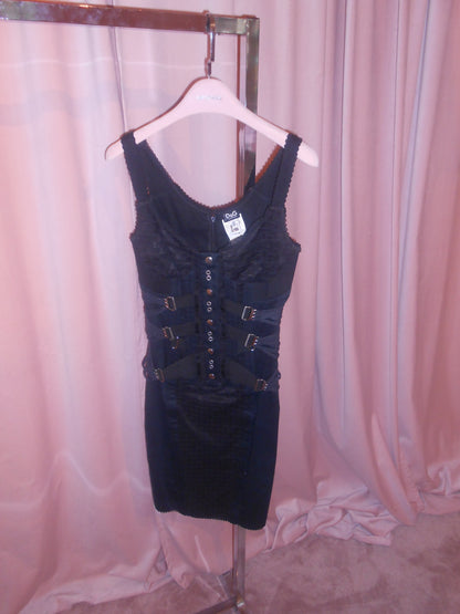 DOLCE & GABBANA SS 2004 BONDAGE DRESS
