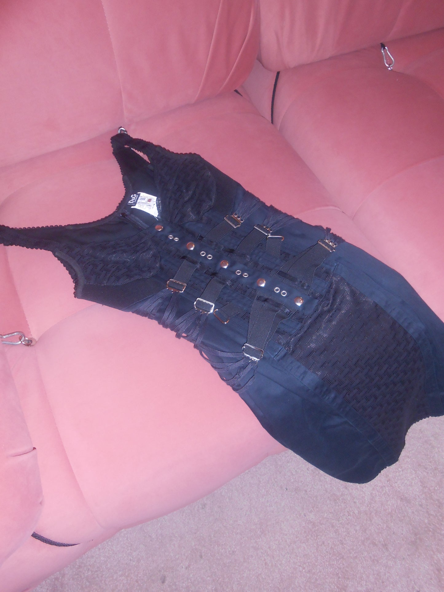 DOLCE & GABBANA SS 2004 BONDAGE DRESS