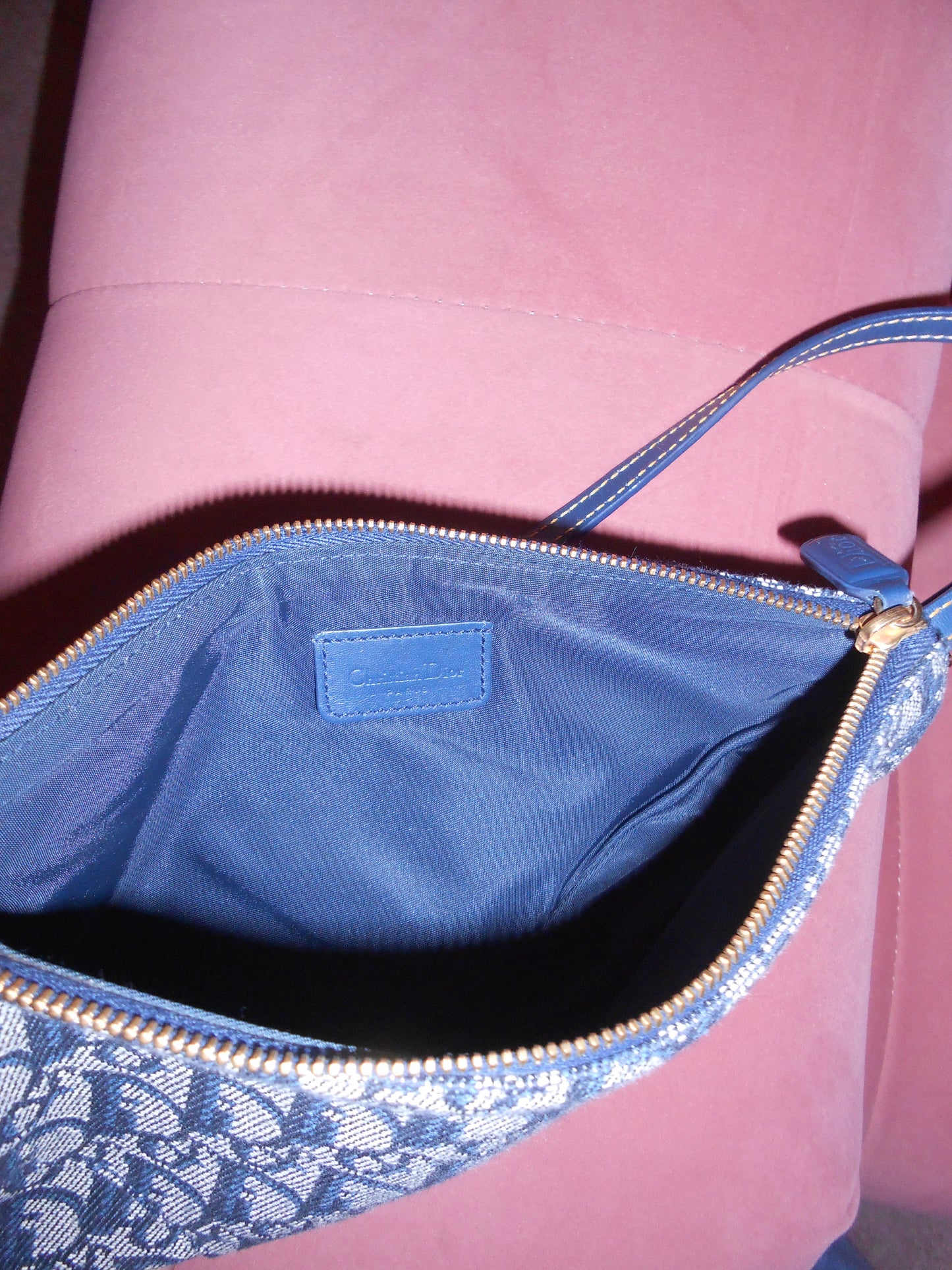 DIOR BY JOHN GALLIANO SS 2001 DIORISSIMA SADDLE POUCHETTE