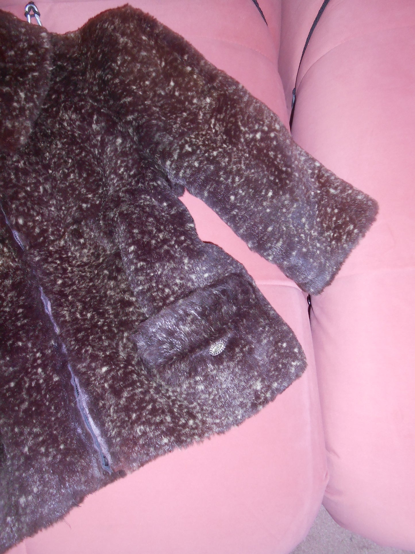 CHANEL BY KARL LAGERFELD FW 2005 RABBIT FUR CROPPED JACKET