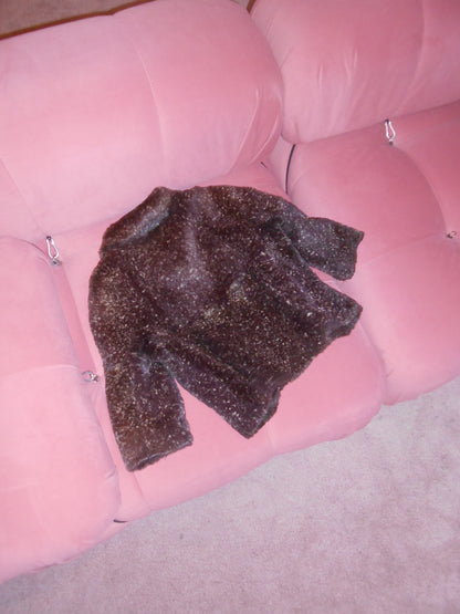 CHANEL BY KARL LAGERFELD FW 2005 RABBIT FUR CROPPED JACKET