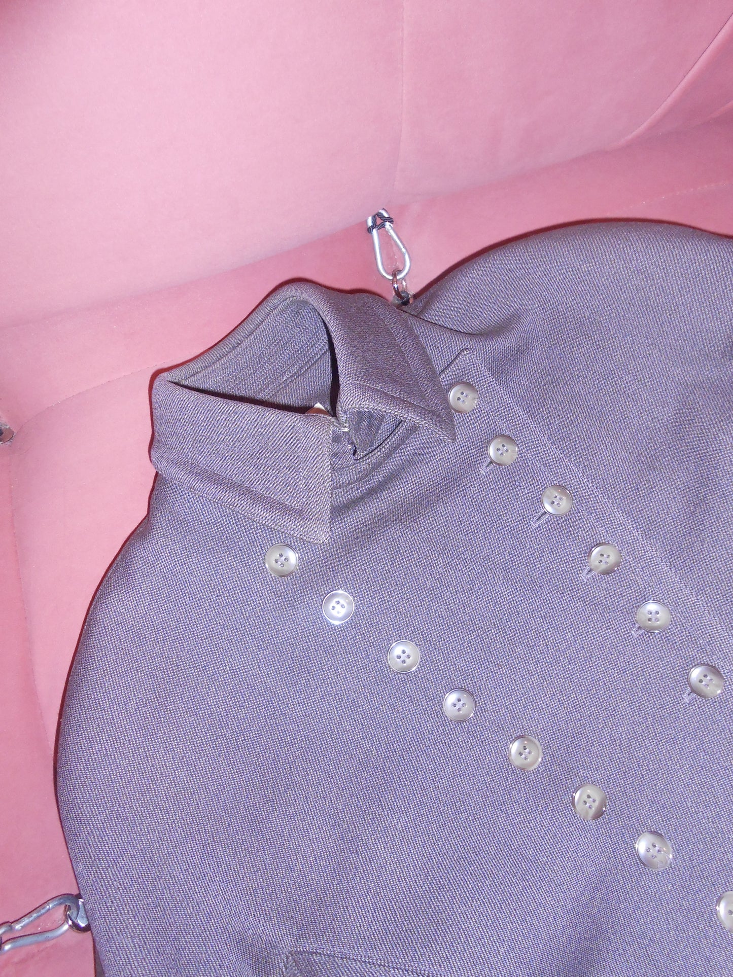 ALAIA FW 1987 ICONIC MILITARY STYLE JACKET AND SKIRT SET