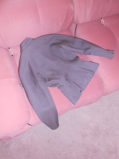 ALAIA FW 1987 ICONIC MILITARY STYLE JACKET AND SKIRT SET