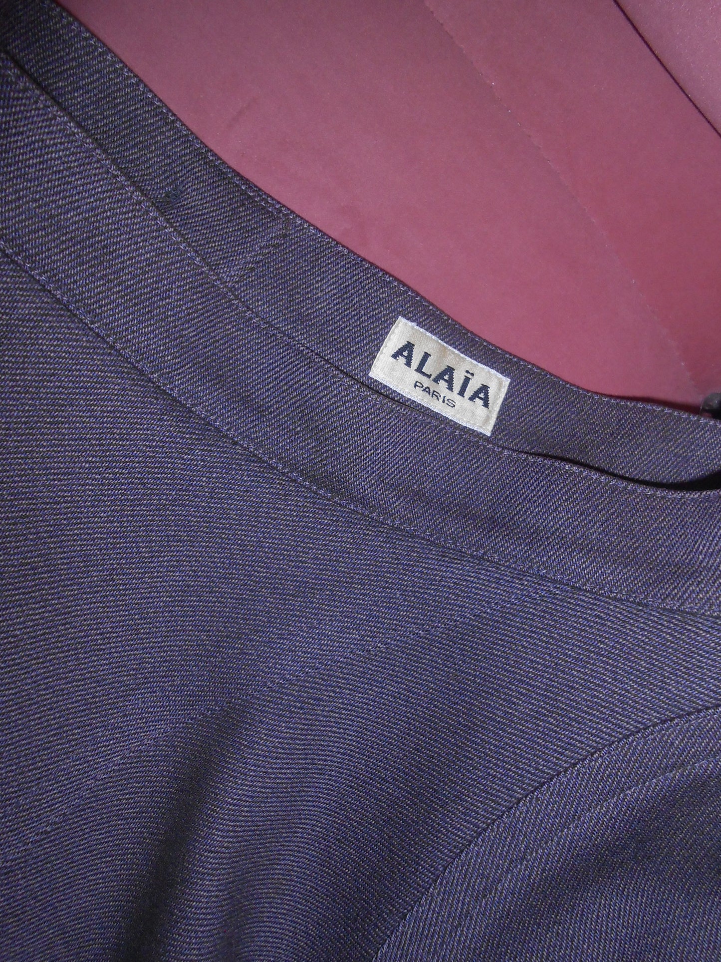 ALAIA FW 1987 ICONIC MILITARY STYLE JACKET AND SKIRT SET