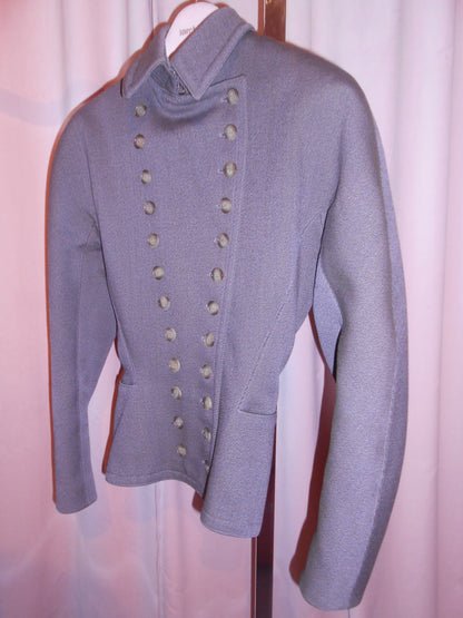 ALAIA FW 1987 ICONIC MILITARY STYLE JACKET AND SKIRT SET