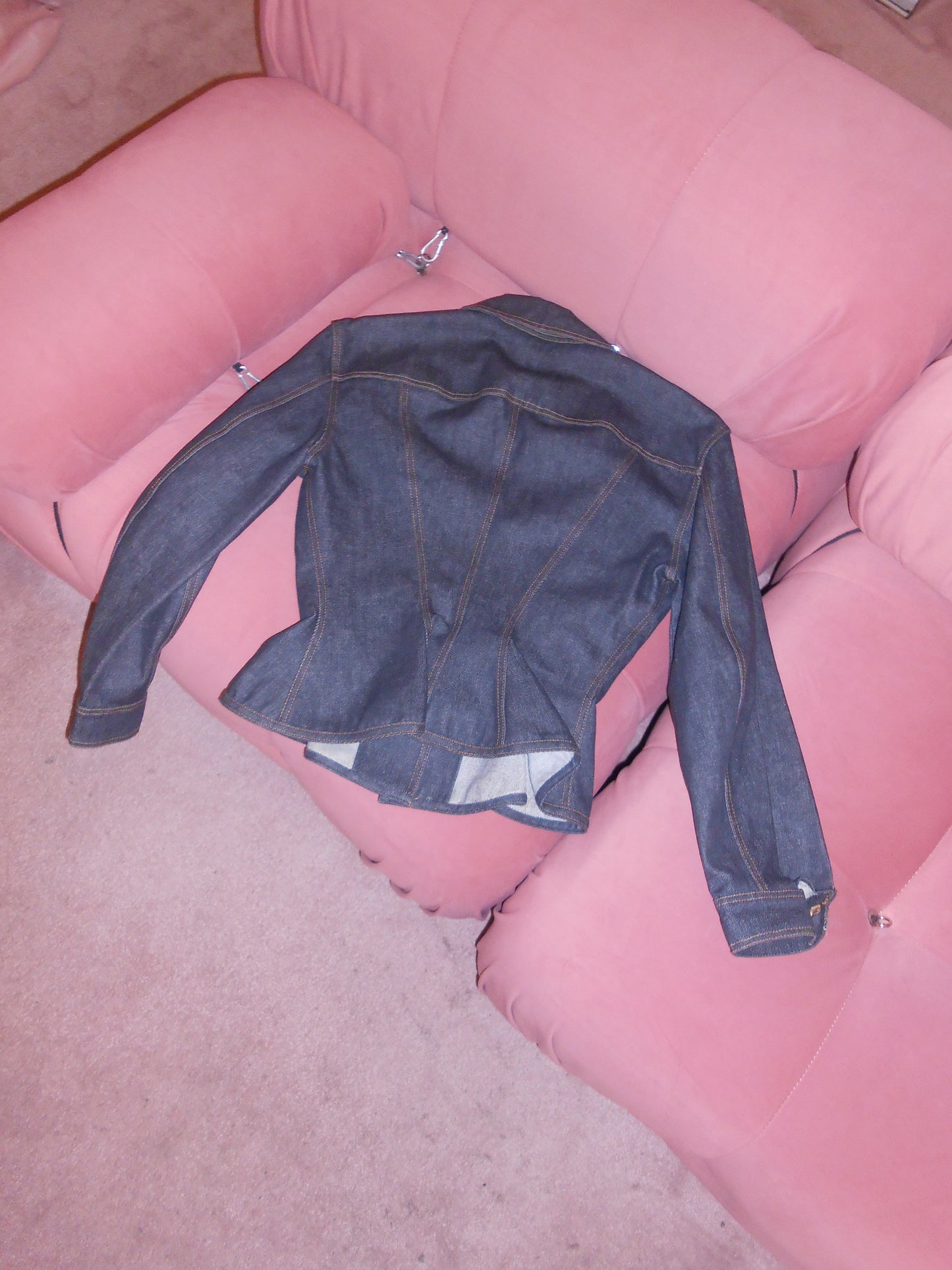 JUNIOR GAULTIER SS 1988 BRUT DENIM HOURGLASS JACKET