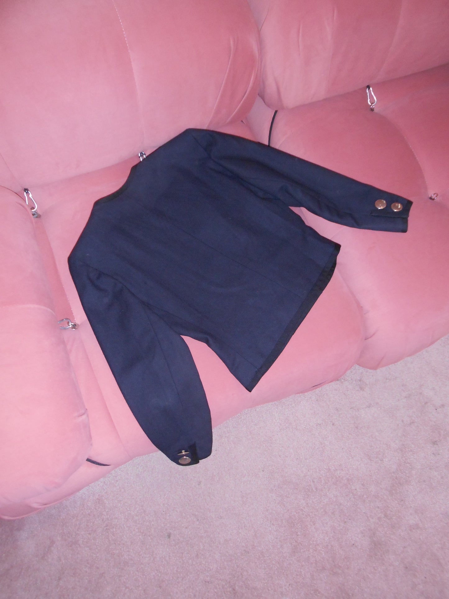 YVES SAINT LAURENT SS 1987 MILTIARY STYLE JACKET & SKIRT SET