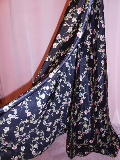 VALENTINO INTIMO 1990S SATIN PRINTED SLIP DRESS