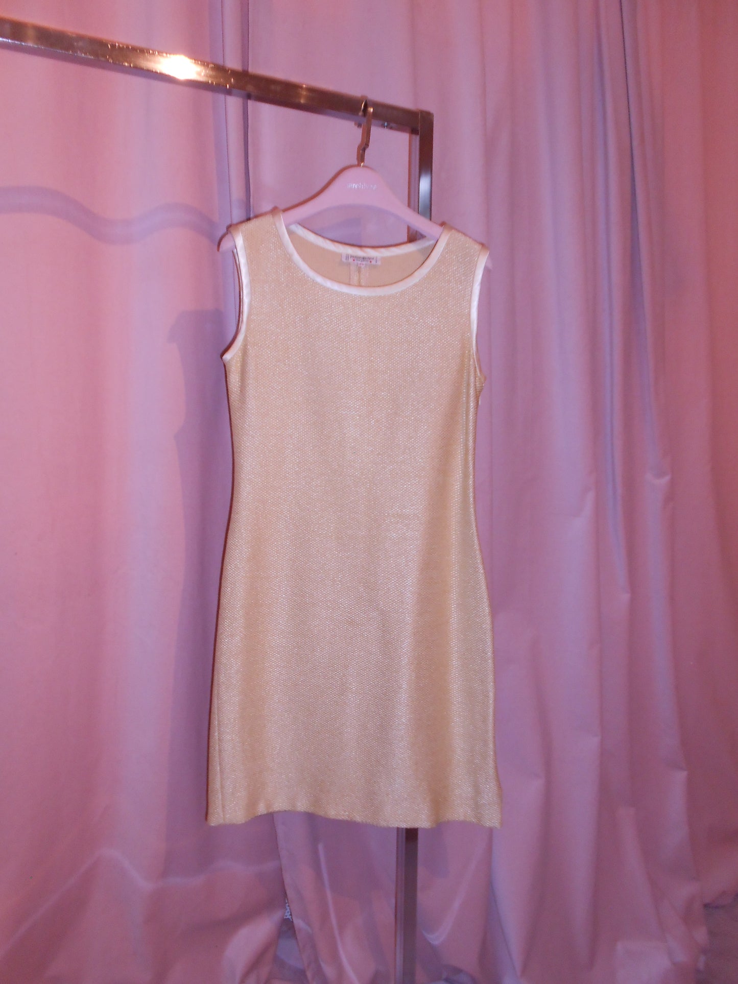 YVES SAINT LAURENT 1990S RAFIA MINI DRESS