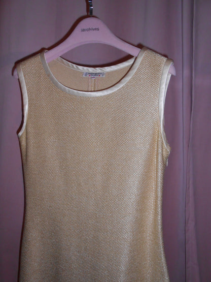 YVES SAINT LAURENT 1990S RAFIA MINI DRESS