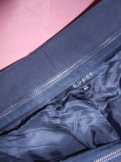 GUCCI BY TOM FORD FW 2001 TROUSERS WITH ZIPPER WAIST
