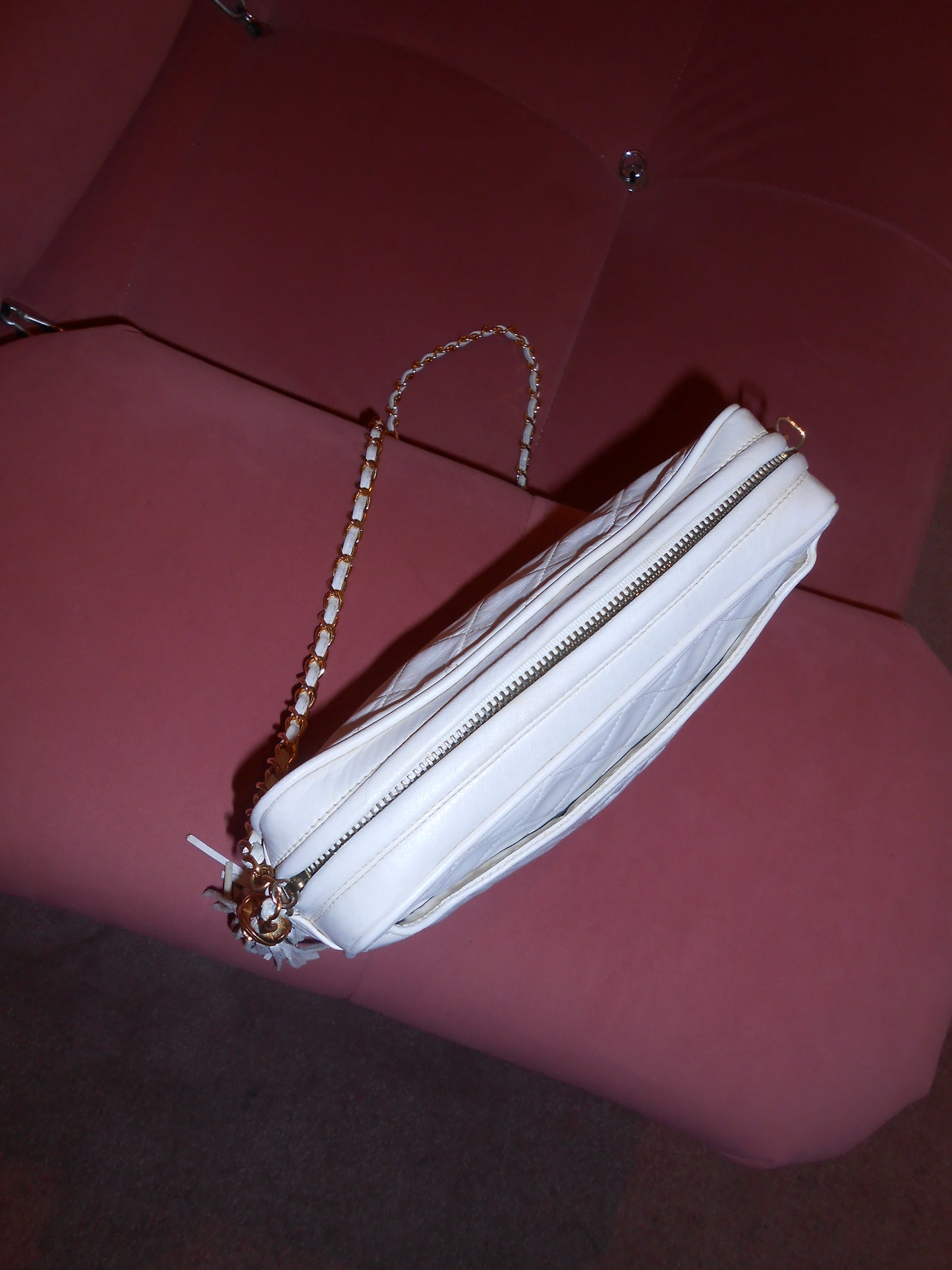 CHANEL BY KARL LAGERFELD 1991/1994 CAMERA BAG WITH TASSLE