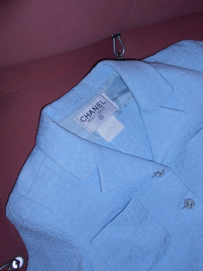 CHANEL BY KARL LAGERFELD CRUISE 1997 SHORT SLEEVE FITTED JACKET