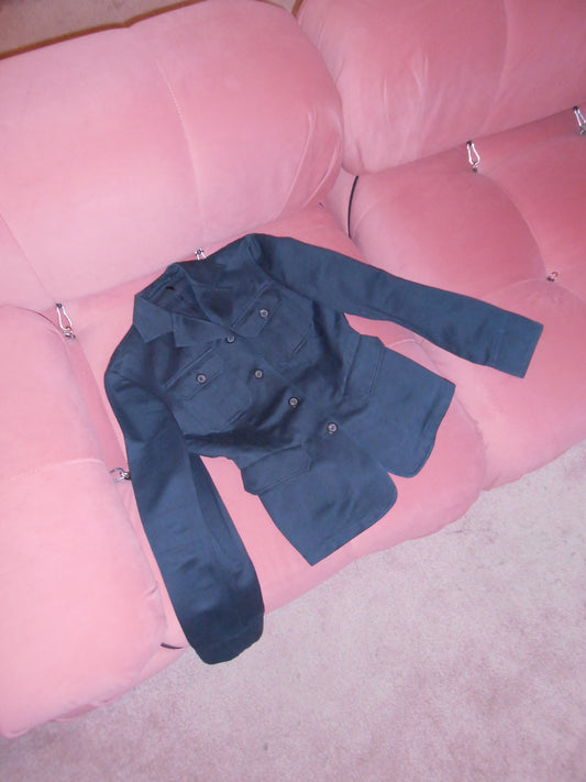 GUCCI BY TOM FORD 1999 COTTON & LINEN MILITARY STYLE JACKET