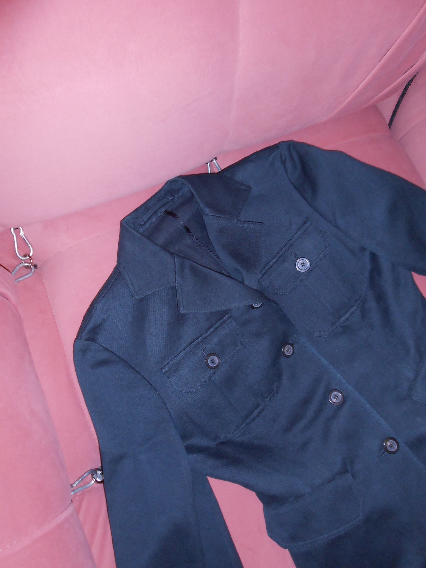 GUCCI BY TOM FORD 1999 COTTON & LINEN MILITARY STYLE JACKET