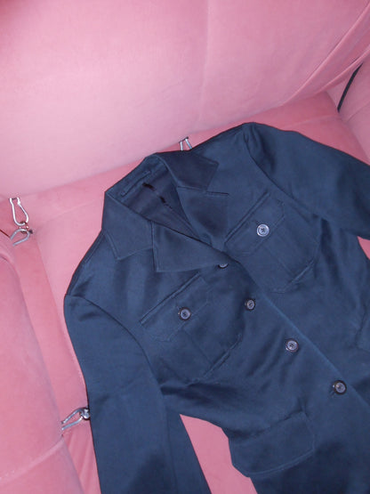 GUCCI BY TOM FORD 1999 COTTON & LINEN MILITARY STYLE JACKET