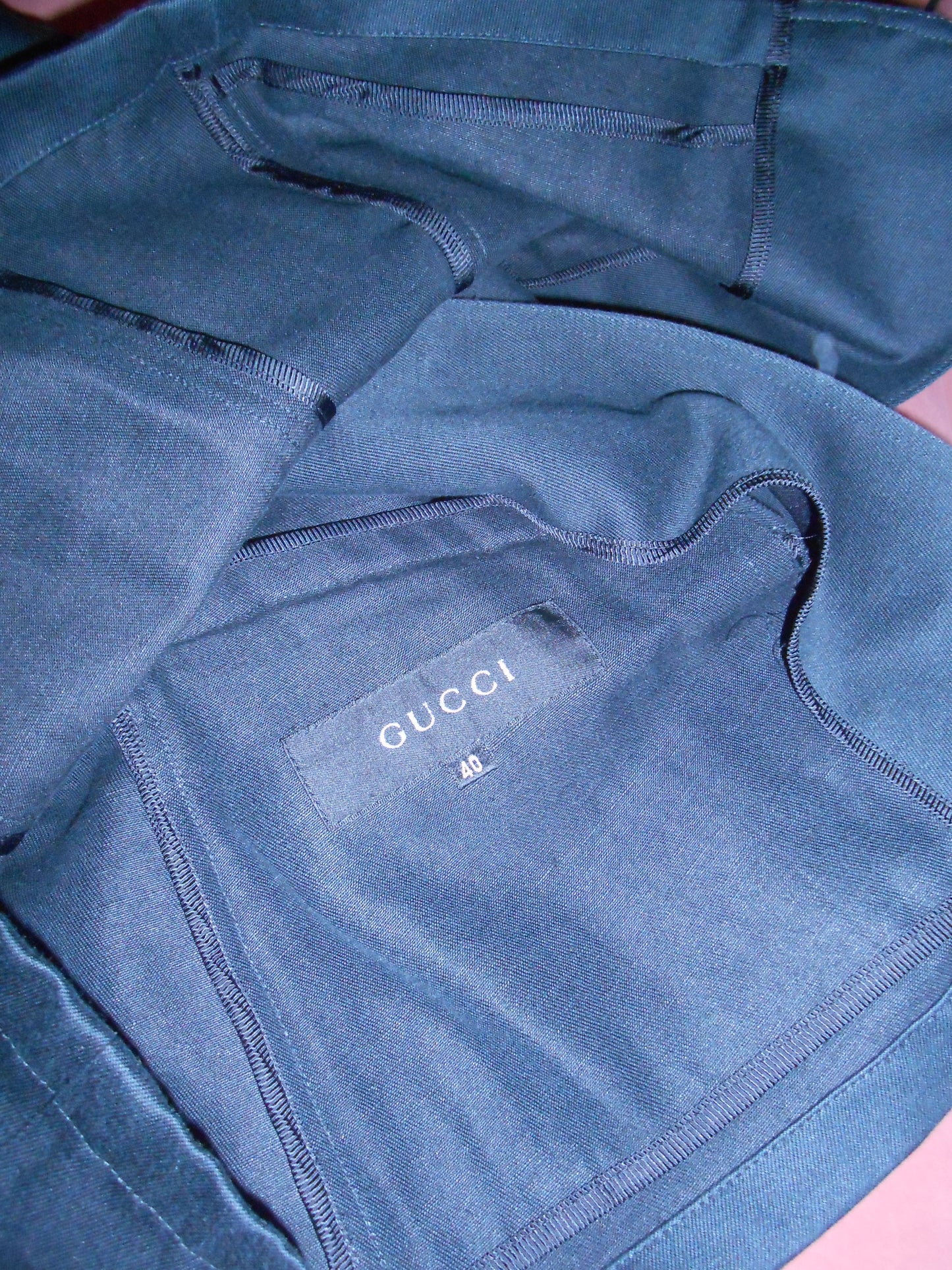 GUCCI BY TOM FORD 1999 COTTON & LINEN MILITARY STYLE JACKET