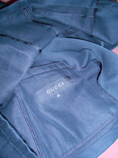 GUCCI BY TOM FORD 1999 COTTON & LINEN MILITARY STYLE JACKET