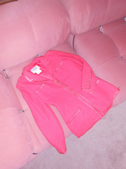 CHANEL BY KARL LAGERFELD SS 1995 BARBIE JACKET WITH ZIPPER