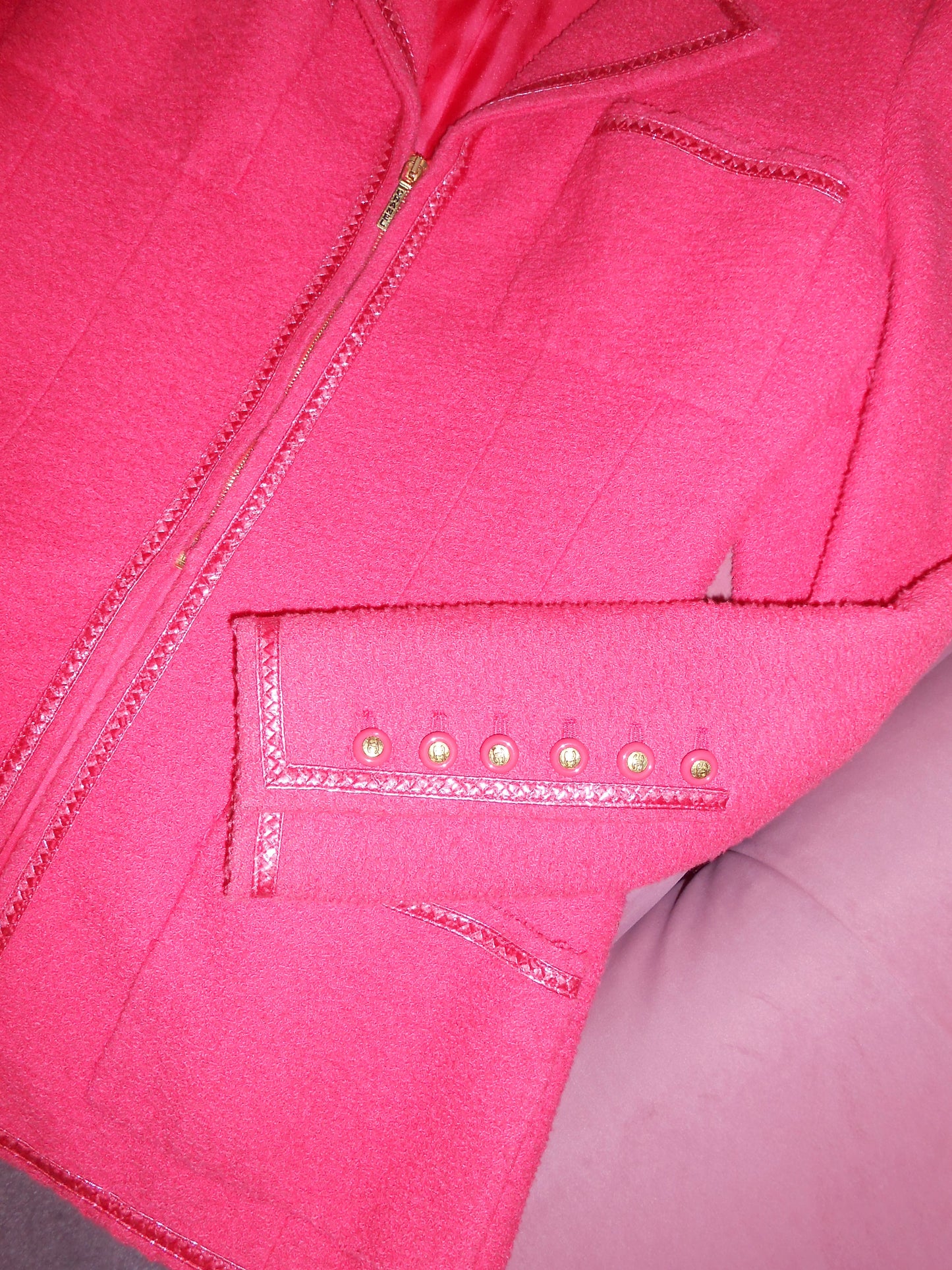 CHANEL BY KARL LAGERFELD SS 1995 BARBIE JACKET WITH ZIPPER