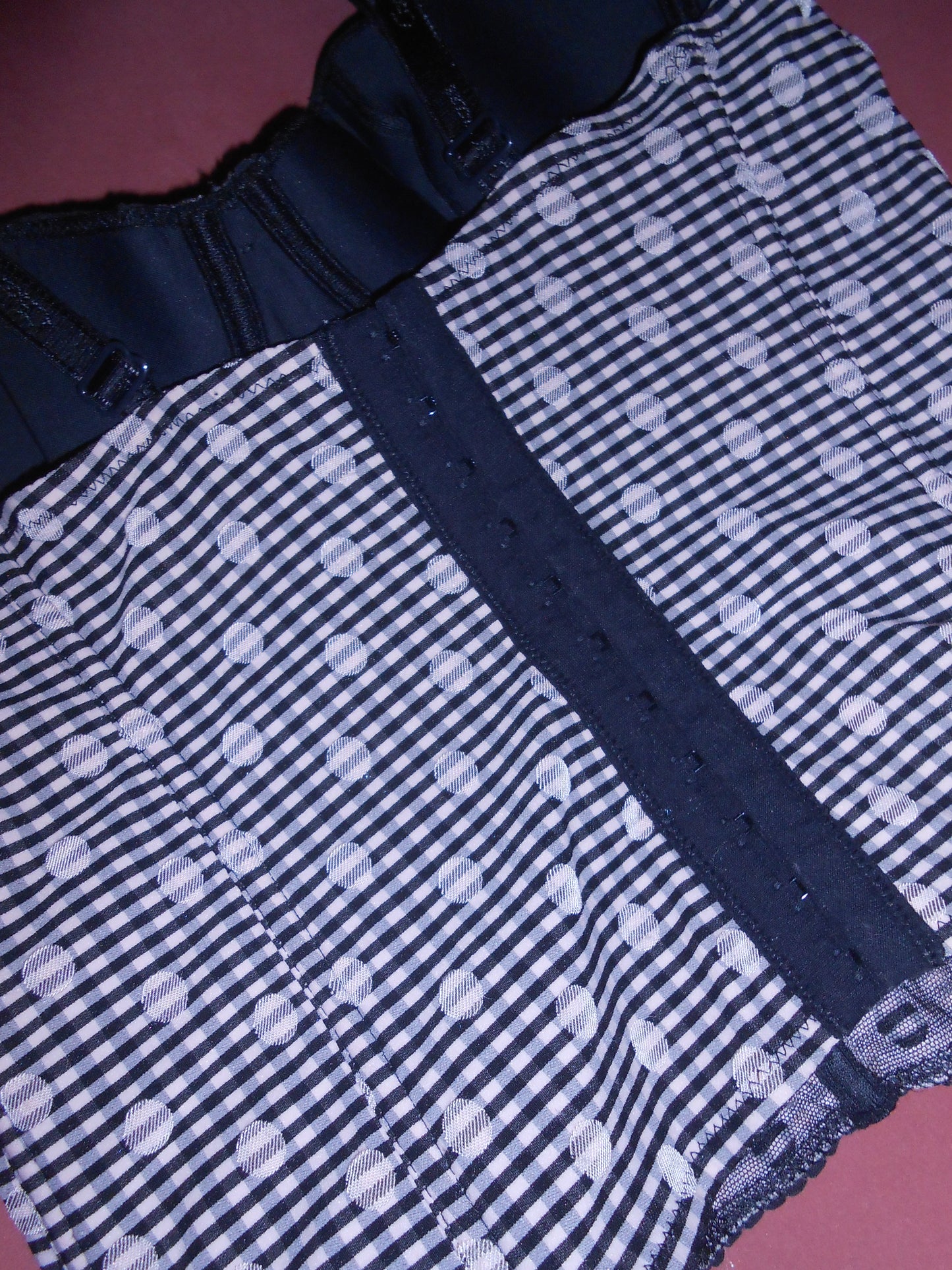 CHANTAL THOMASS 1990S POLKA DOT BUSTIER TOP