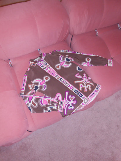 PUCCI 1960S SILK PRINTED BLOUSE