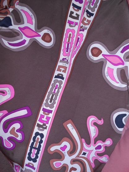 PUCCI 1960S SILK PRINTED BLOUSE