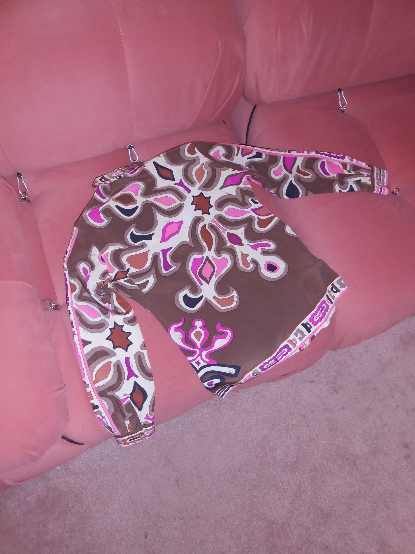 PUCCI 1960S SILK PRINTED BLOUSE