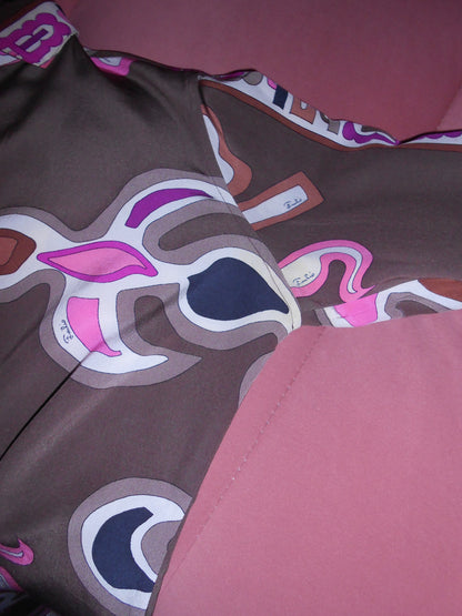 PUCCI 1960S SILK PRINTED BLOUSE