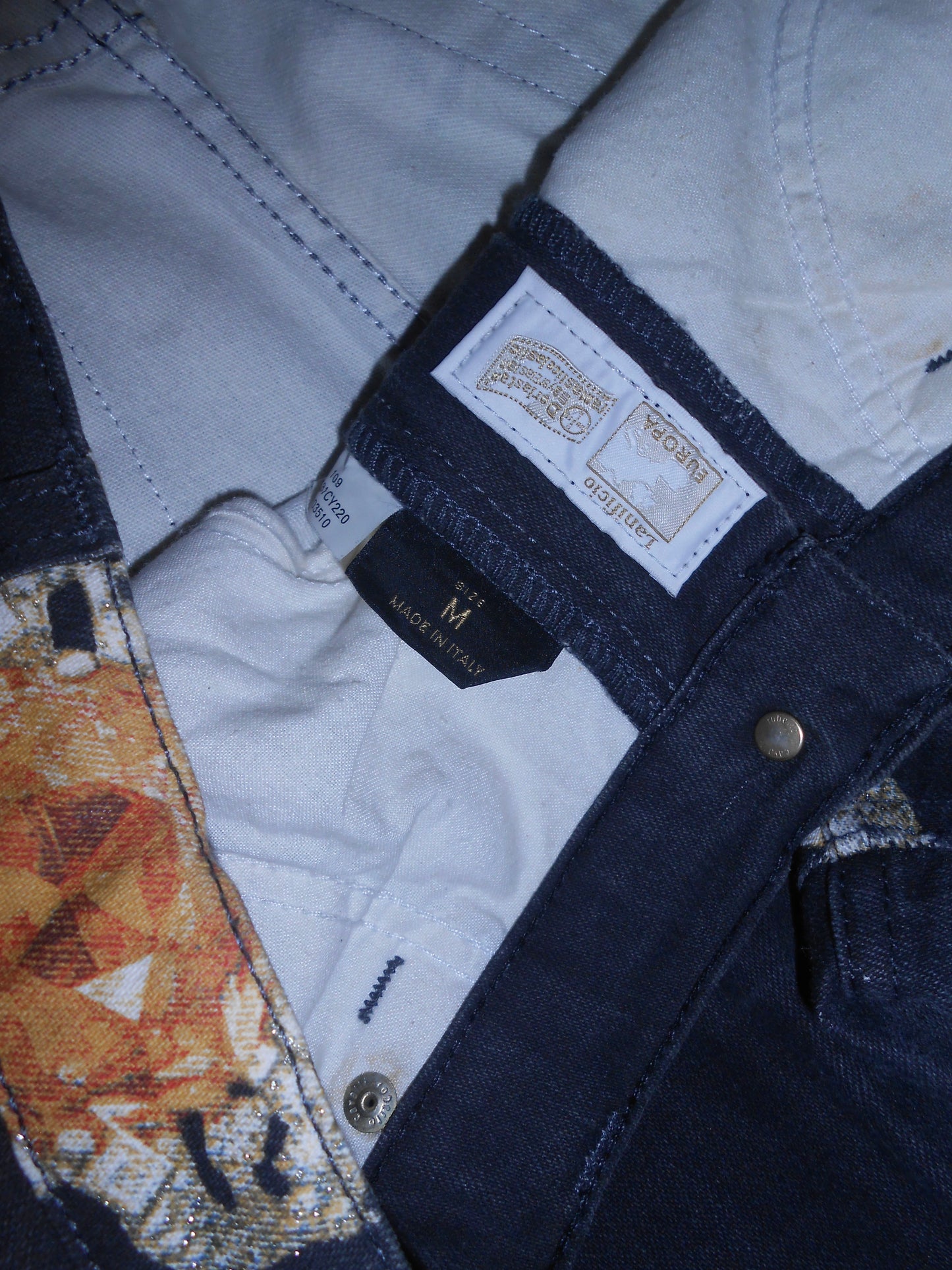 ROBERTO CAVALLI FW 2002 BIJOUX PRINT JEANS