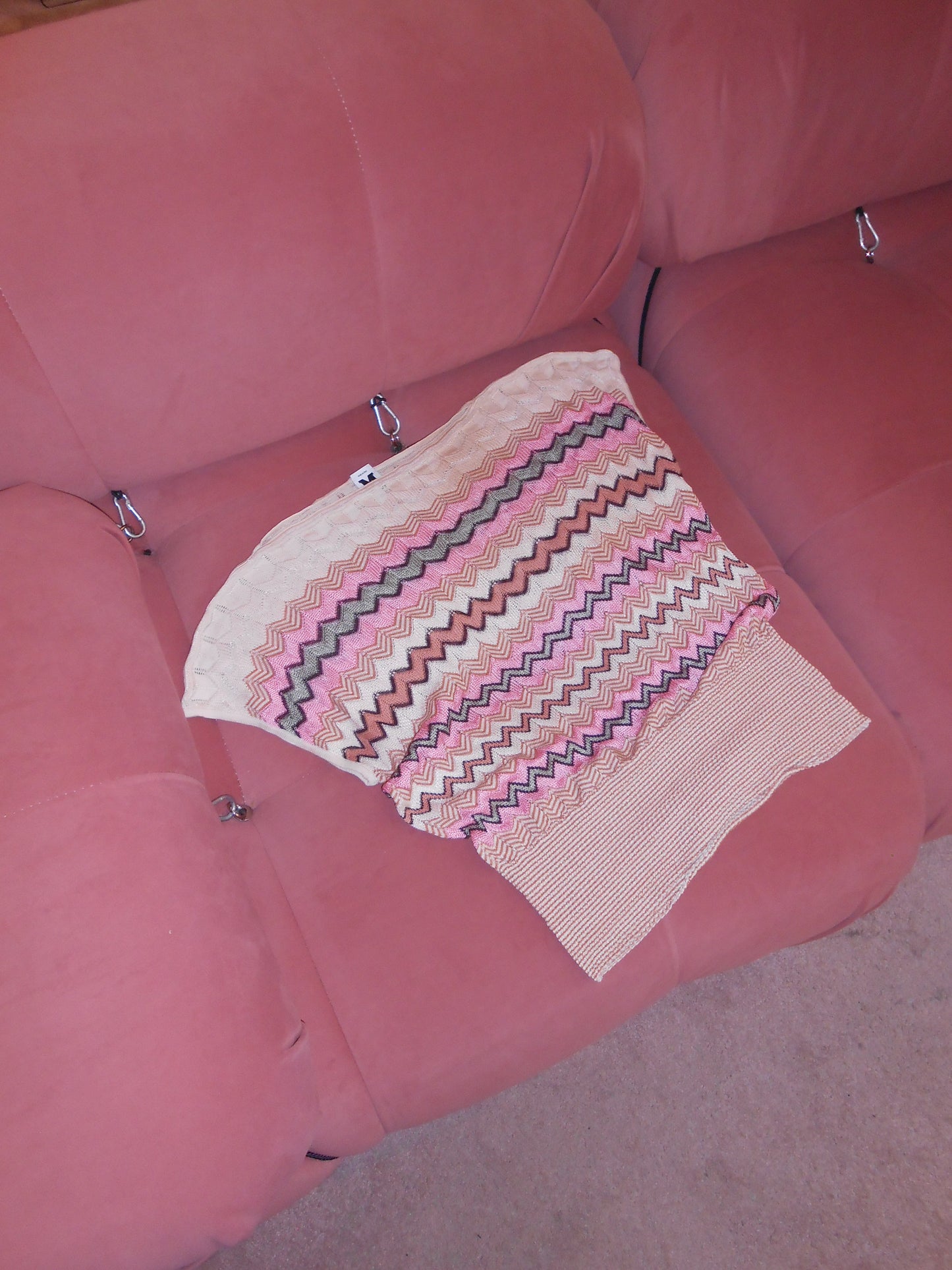 M MISSONI EARLY 2000S CHEVRON KNIT TOP