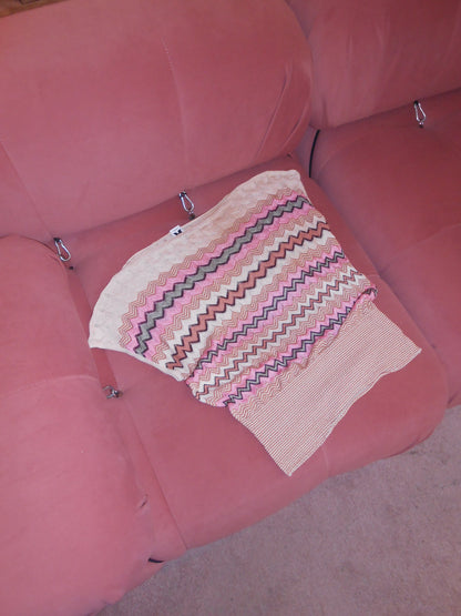 M MISSONI EARLY 2000S CHEVRON KNIT TOP
