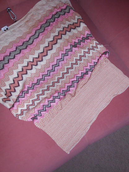 M MISSONI EARLY 2000S CHEVRON KNIT TOP