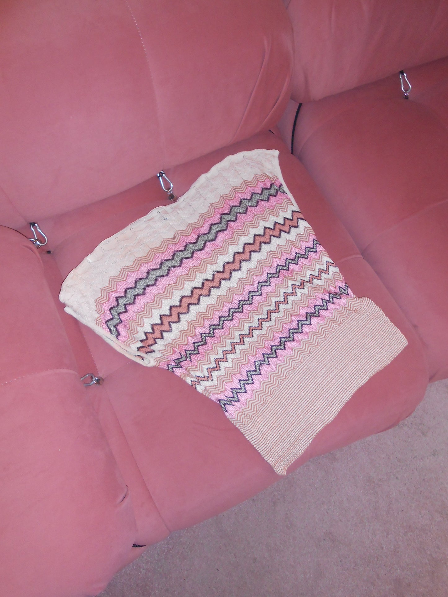 M MISSONI EARLY 2000S CHEVRON KNIT TOP