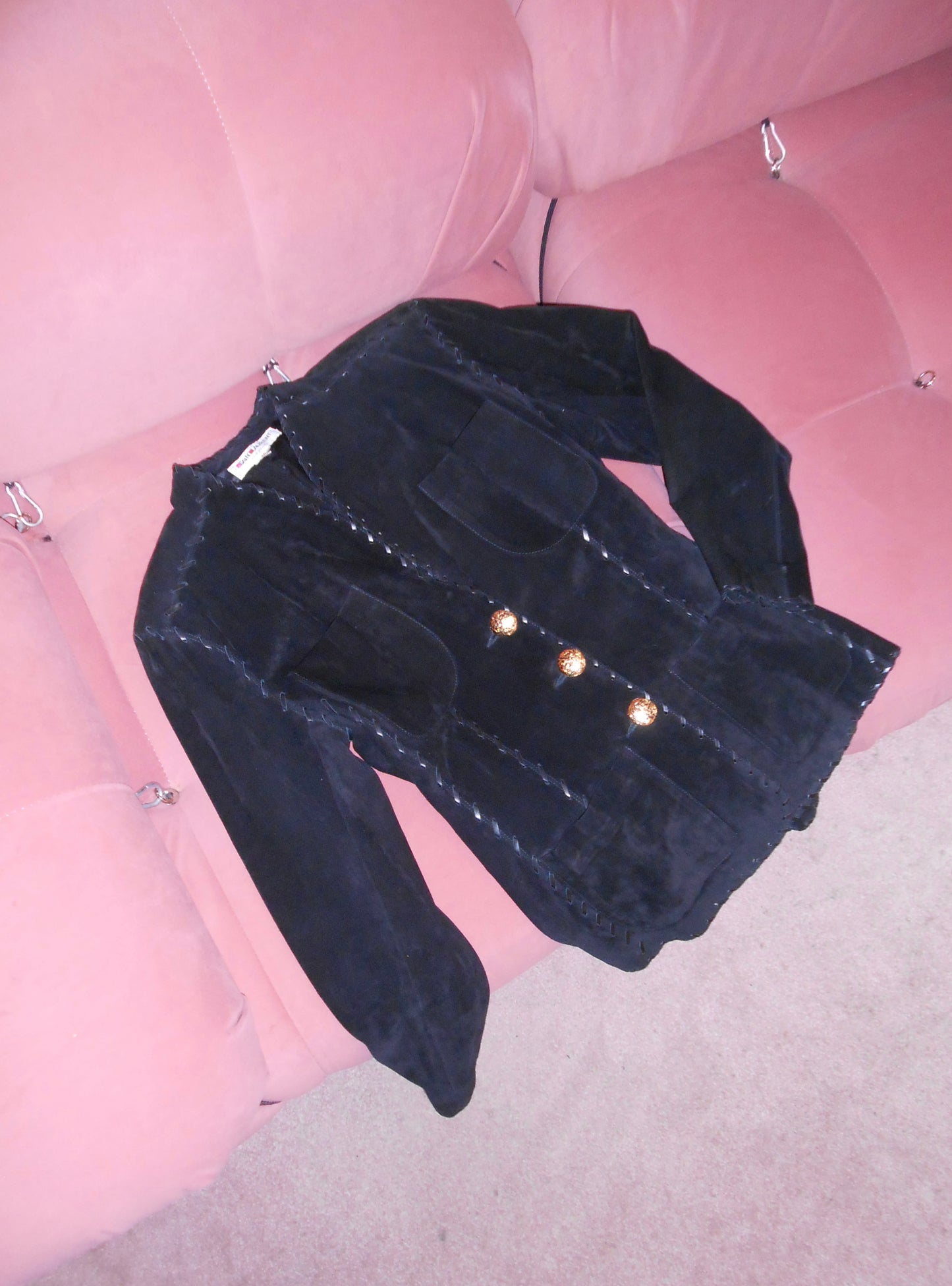 YVES SAINT LAURENT 1970S SUEDE JACKET